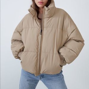 ZARA oversized puffer jacket